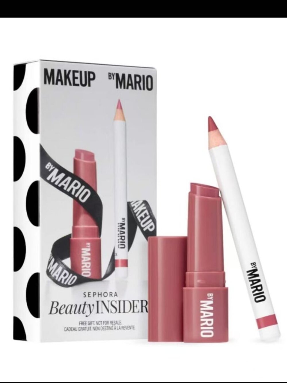Sephora Makeup By Mario Birthday Gift Set - Lip gloss And Lip Liner